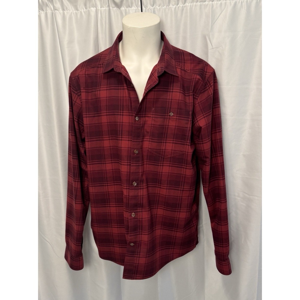 Under Armour Fitted Mens Button Down Flannel Style 2XL L/S Shirt. READ DESC.